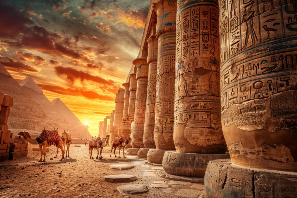 Nubian pyramids in Sudan