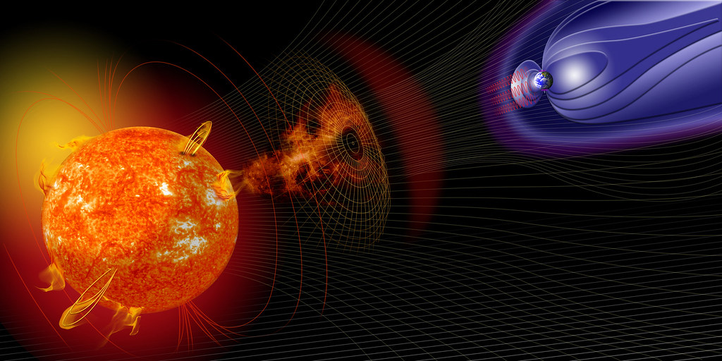 Solar storm aurora predictions